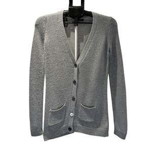 Martin + Osa Metallic Gray Button Cardigan size XS
